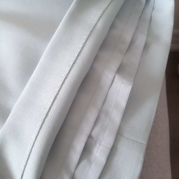 NWOT Ann Taylor Light Blue Green Sleeveless Dress with Ruffles - Picture 11 of 14